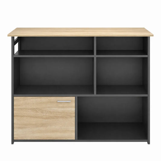 Table de Bar Extensible avec Rangement pour Petits Espaces